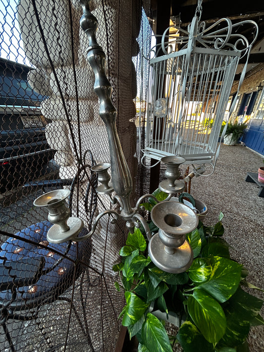 Vintage French Hanging Candelabra