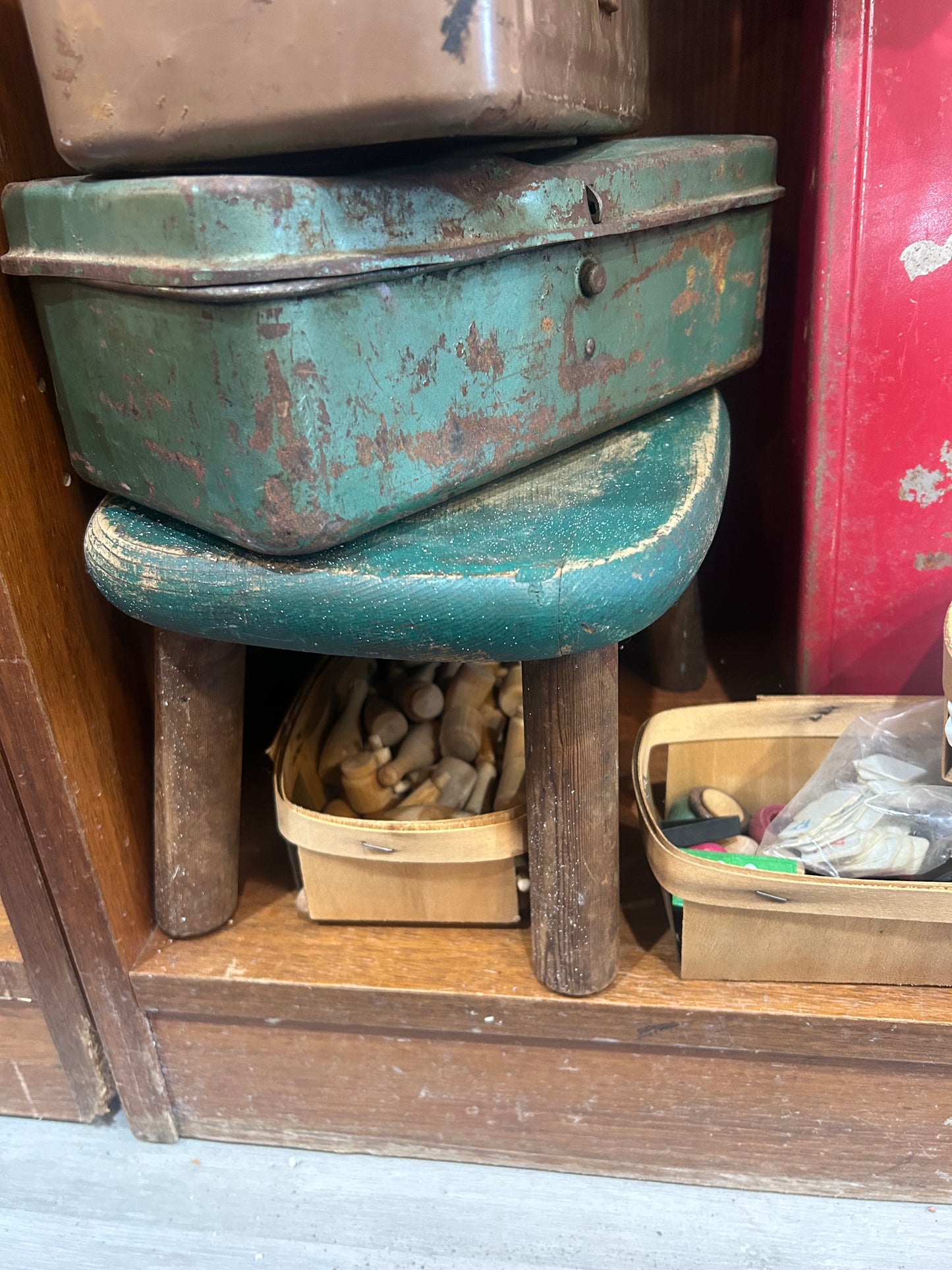 Vintage Wooden Stool