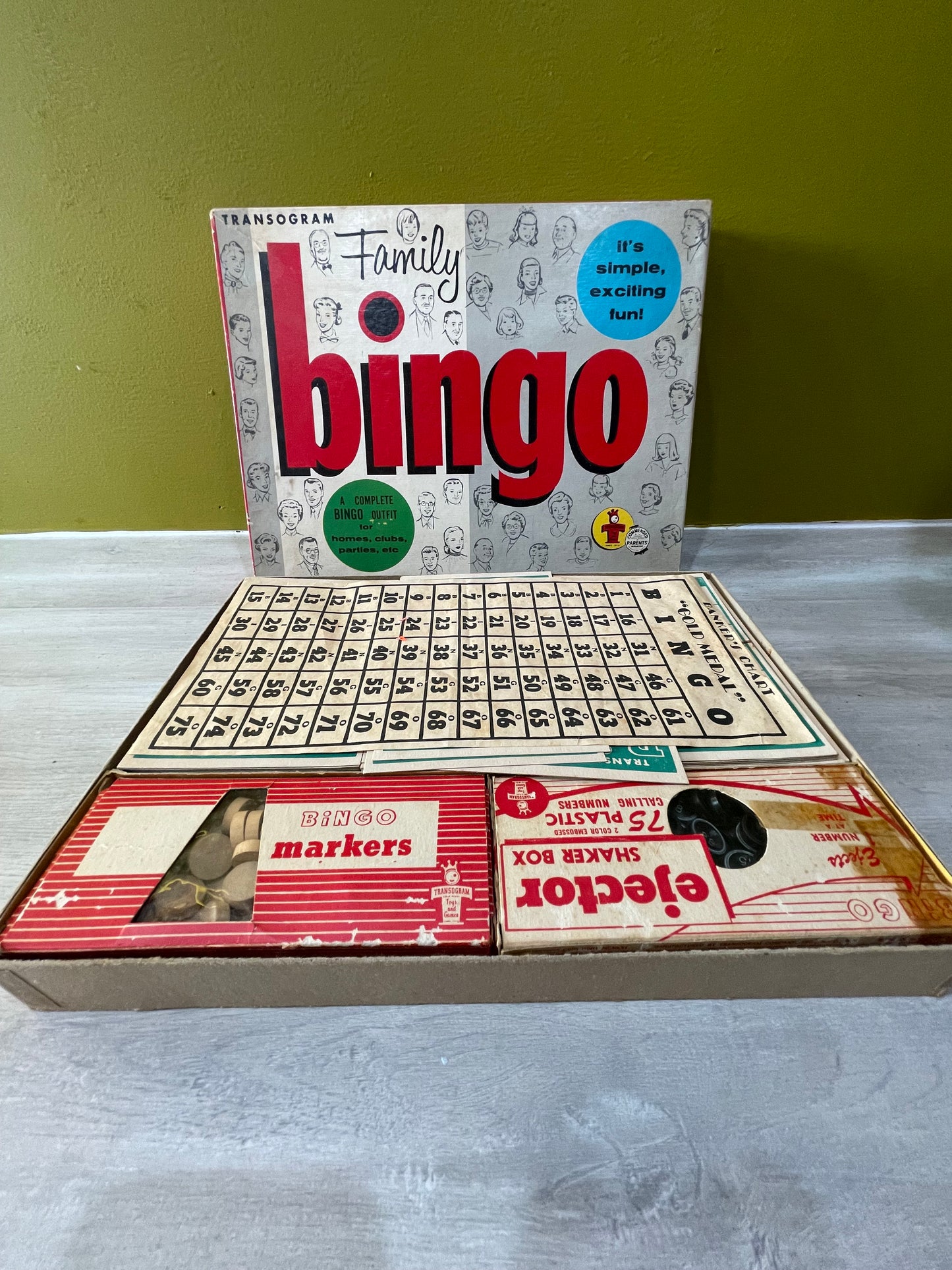 Vintage Bingo Game- Complete and Full Set