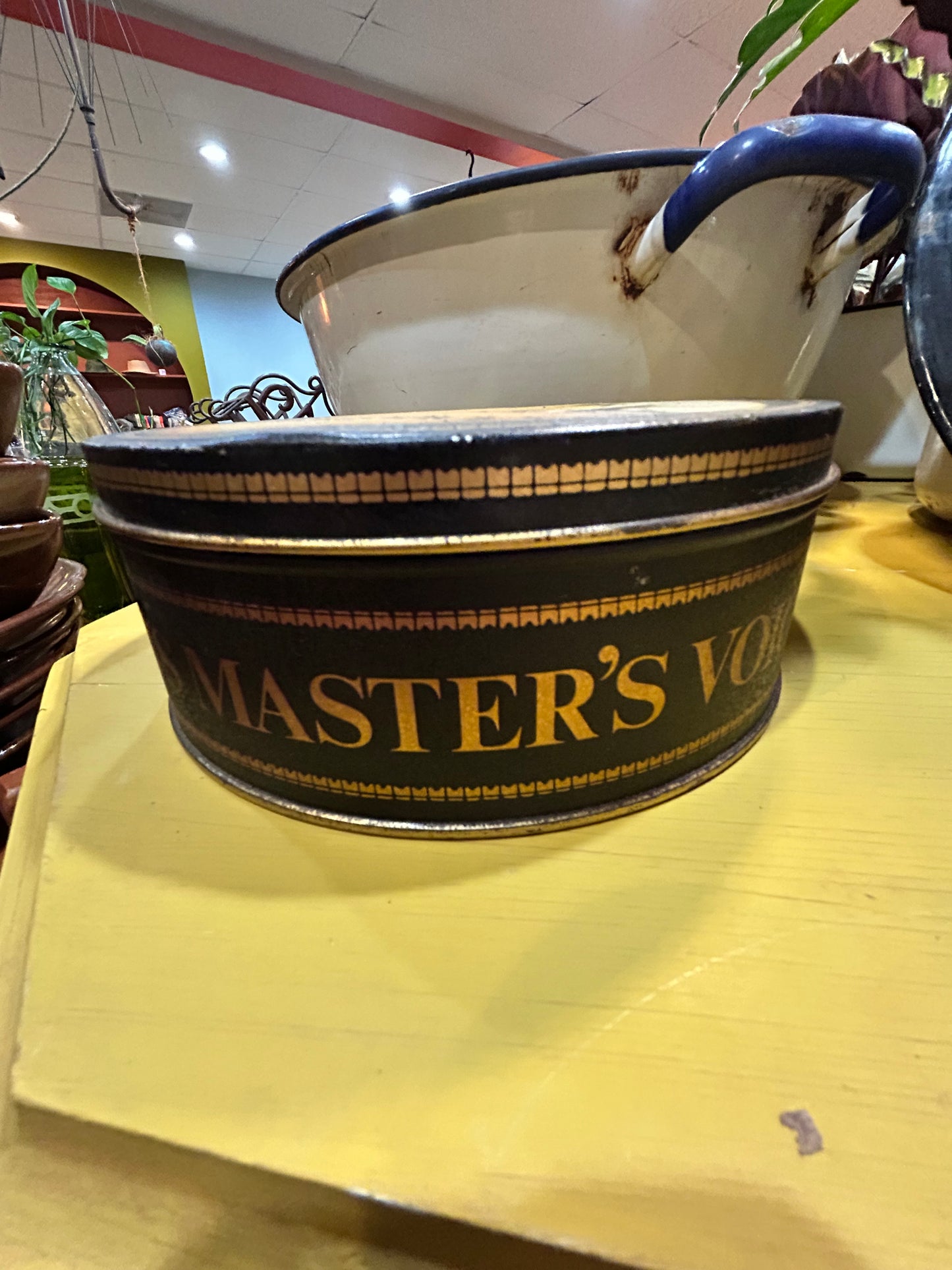 RCA Victor “His Master’s Voice” Round Tin Canister