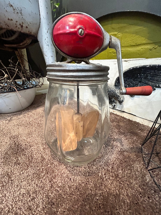 Dazey Red Football Butter Churn Original #4