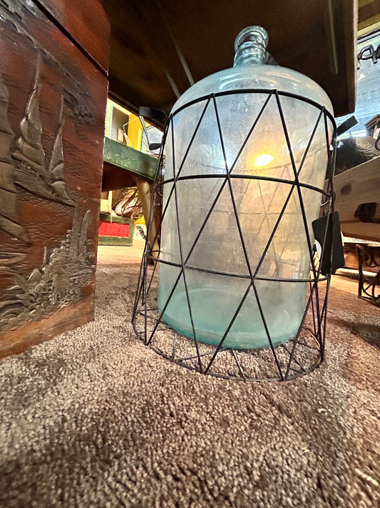 Old Metal Basket- (Jar Not Included)