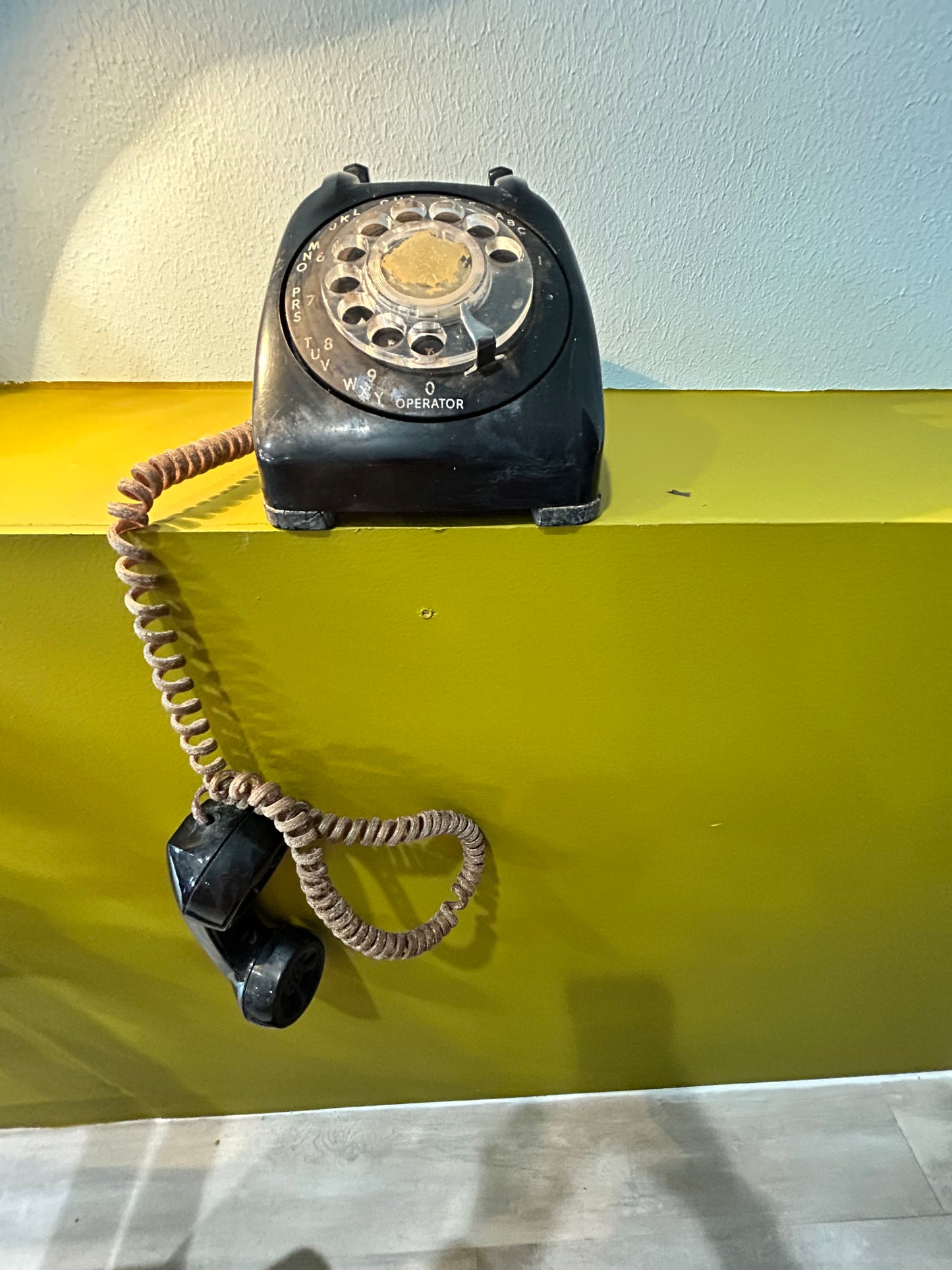 Vintage Rotary Dial Telephone- Black