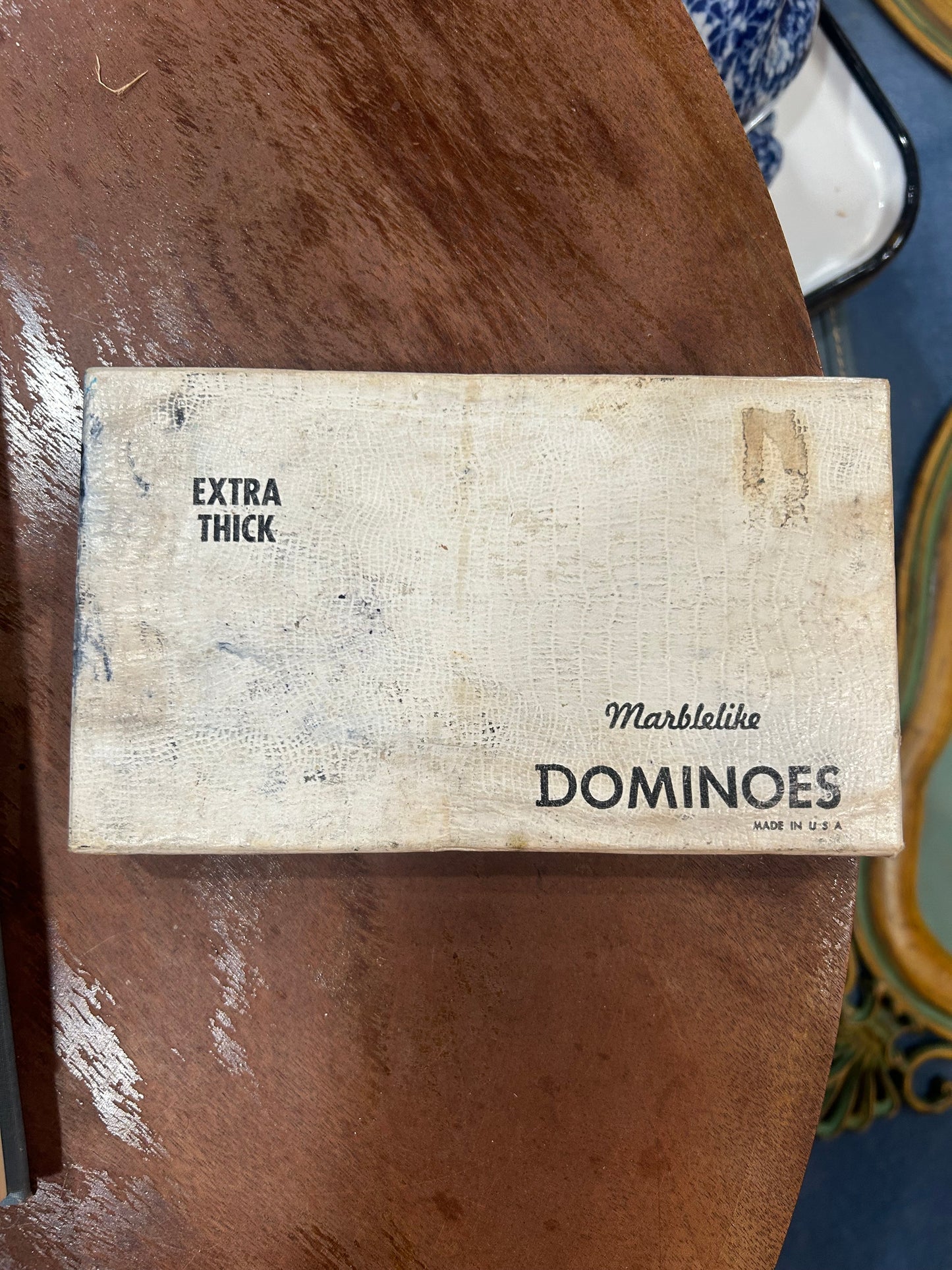 Vintage Puremco Extra Thick Marblelike Dominos