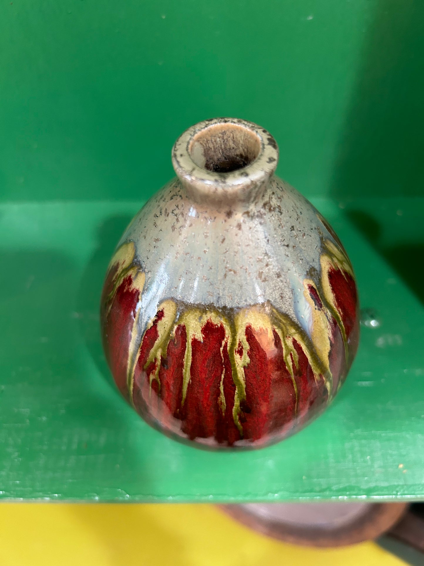 MCM Drip Glaze Small Mouth Small Vase