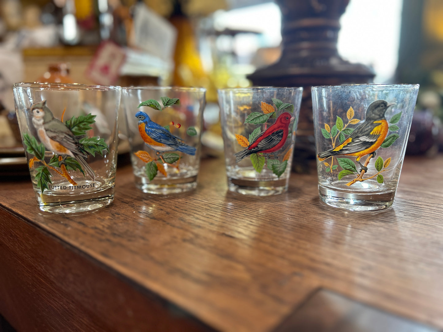 Set of 4 Lowball Glasses- Indiana Glass