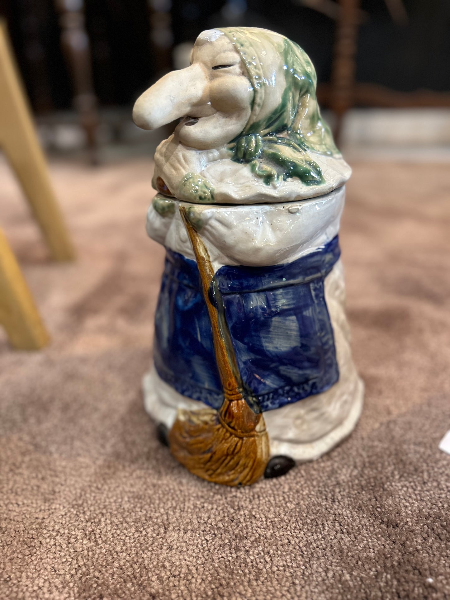 RJ Drinkwater- Scandinavian Cookie Jar- Witch Baba Yaga