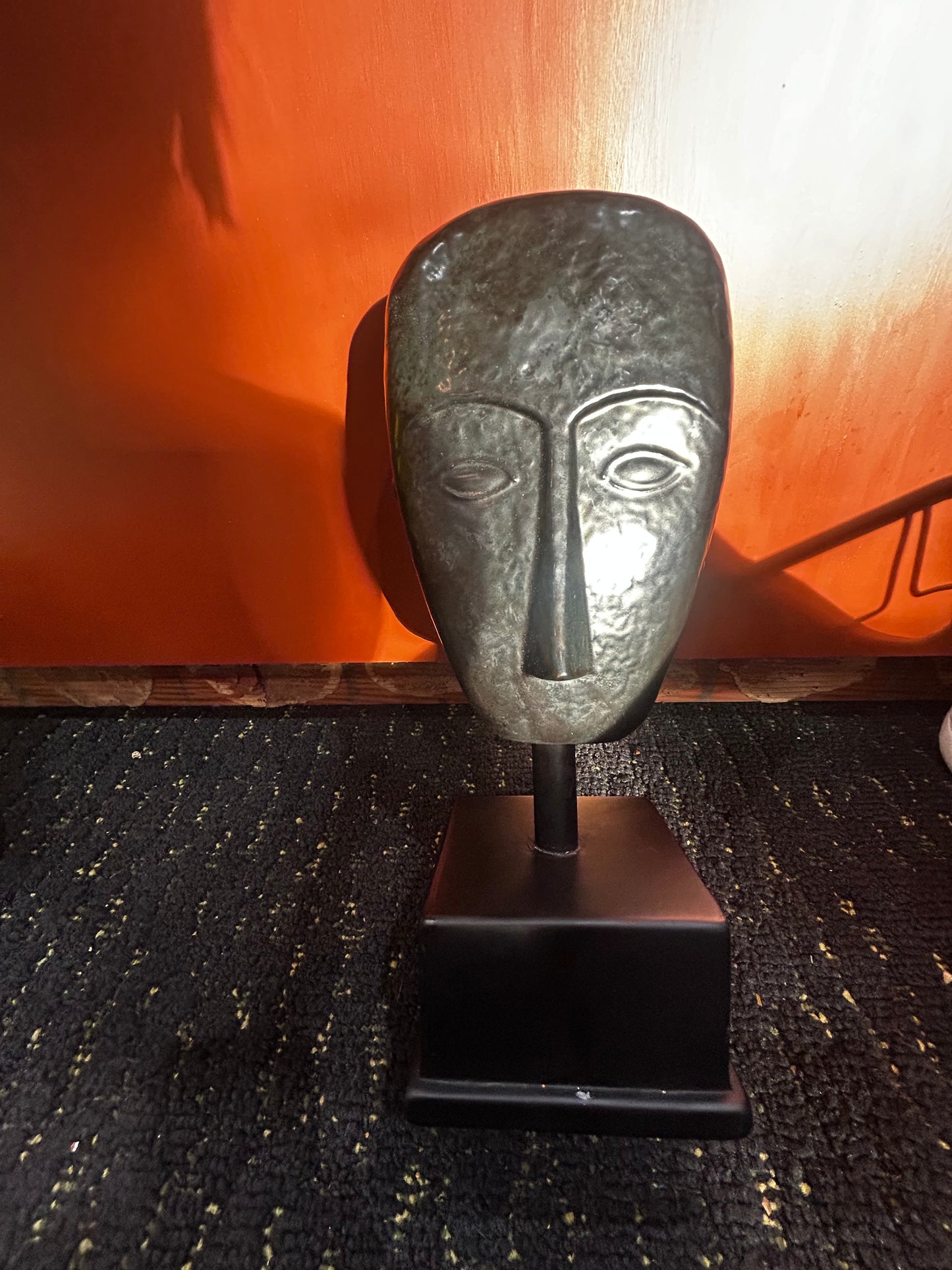 Metal Sculpture on Stand
