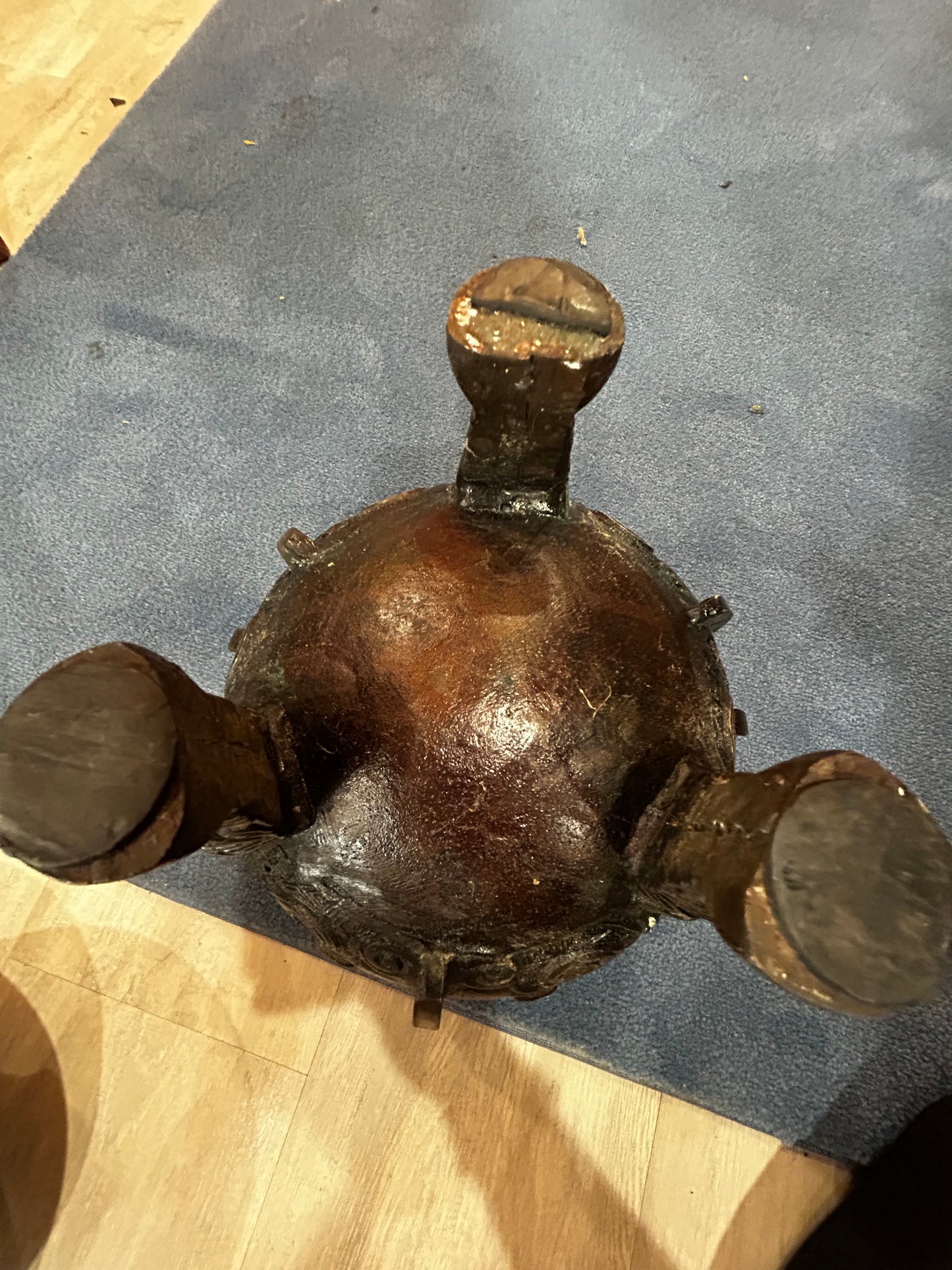 20th Century James Mont-Style Ice Bucket- Bronze