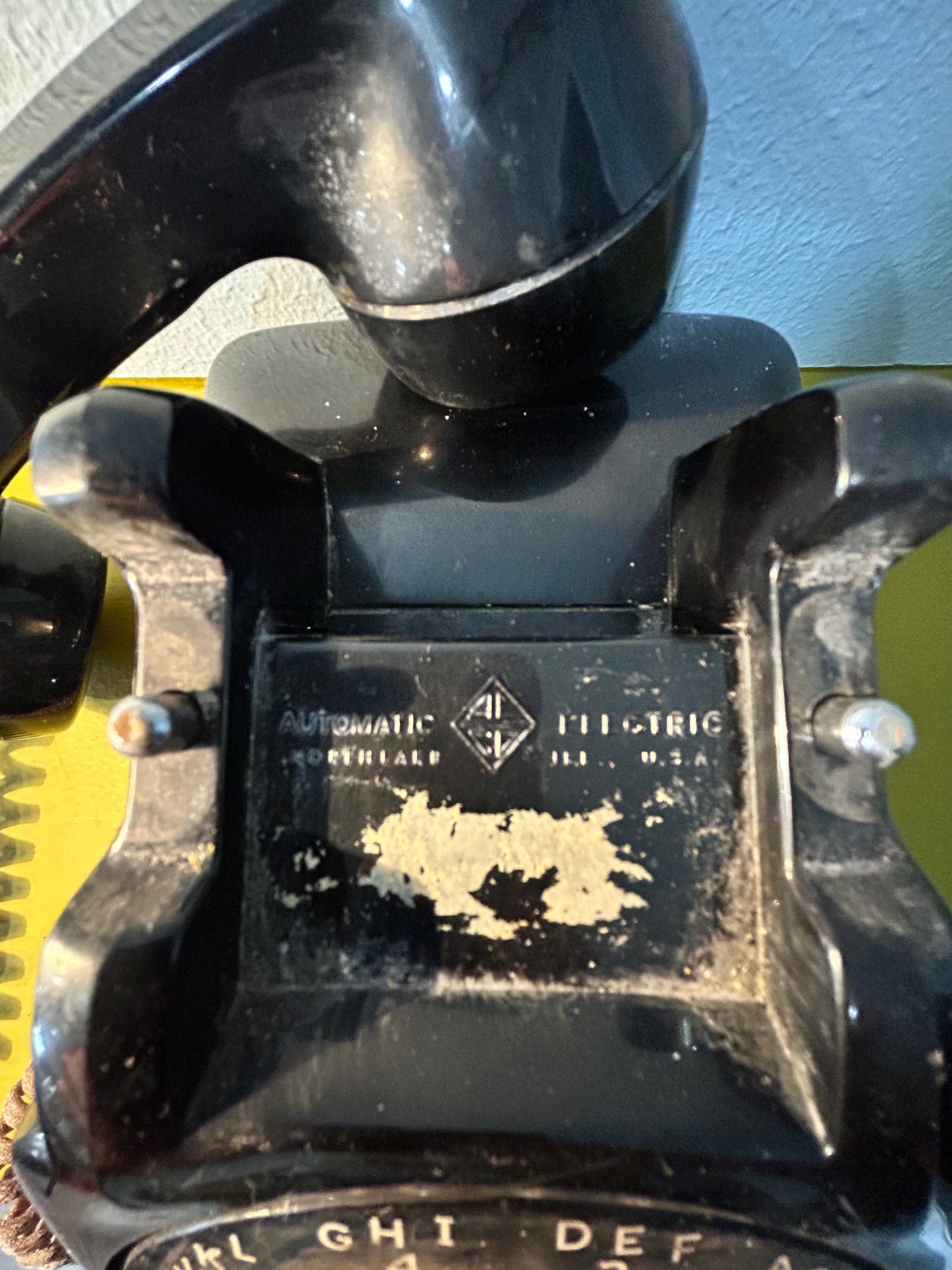 Vintage Rotary Dial Telephone- Black