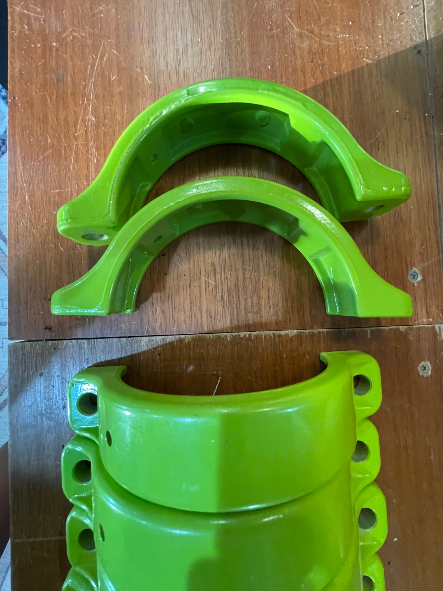 HUGE HANDLES- Lime Green
