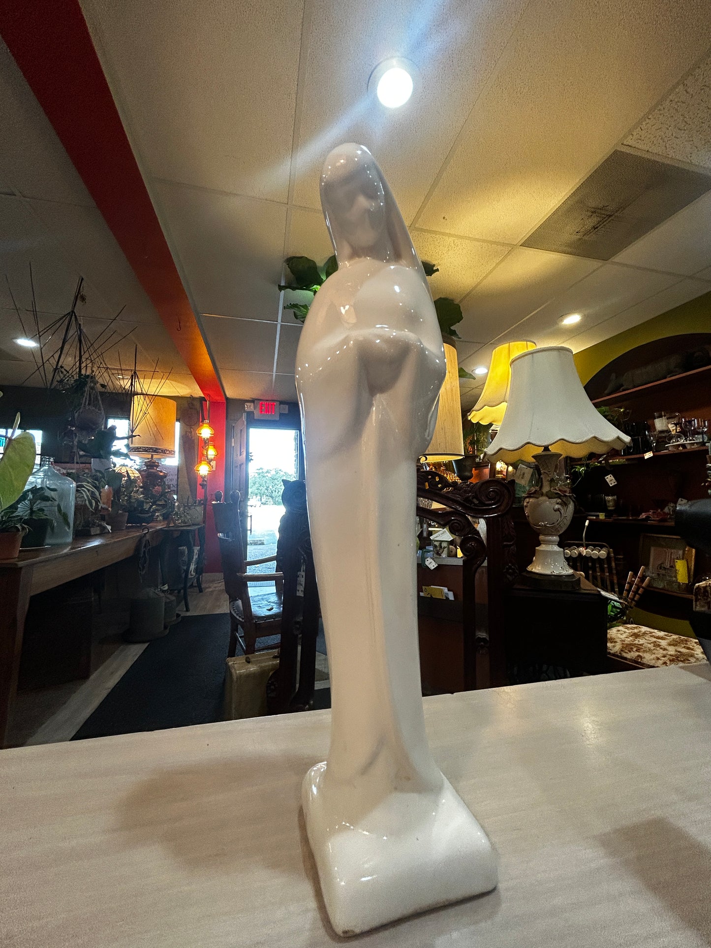 Vintage California Pottery Art Deco Mary Sculpture