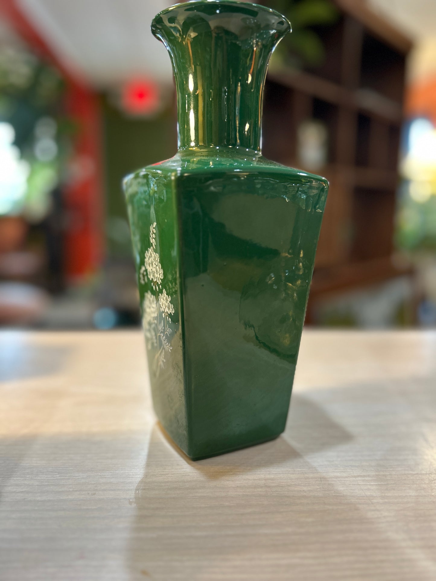 Vintage Green Vase