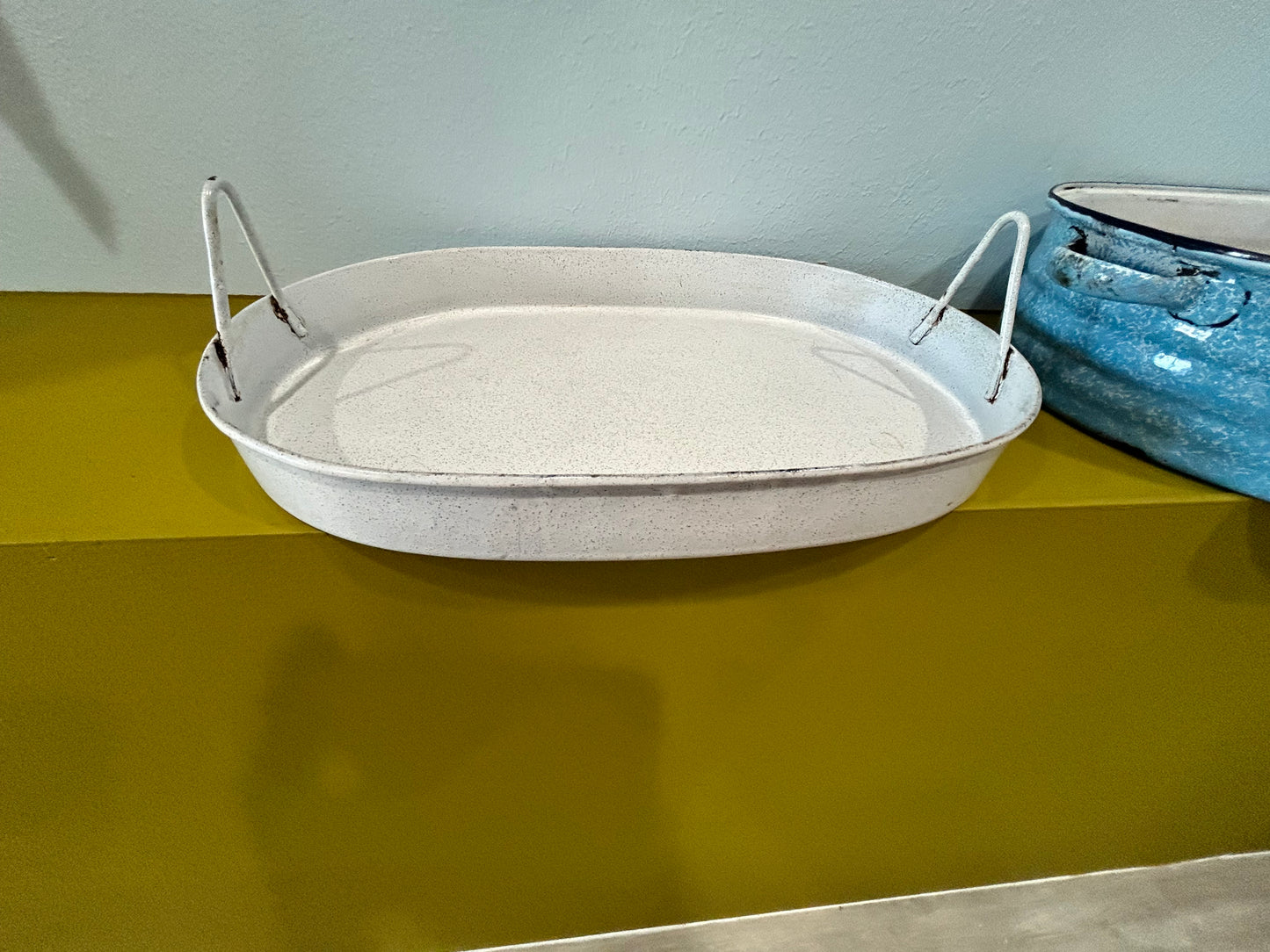 REED Robin’s Egg Blue Antique Roaster 1911