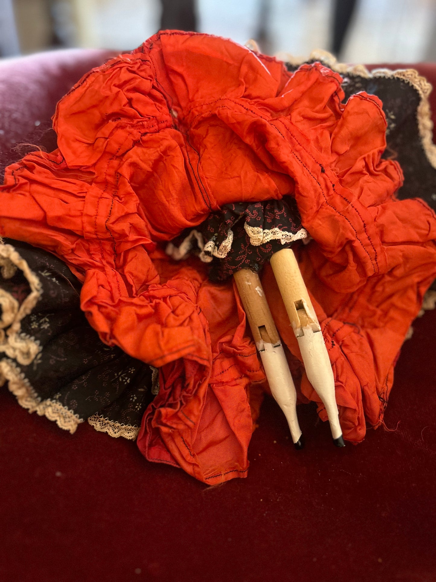 Vintage Shackman Doll- Bisque Head/Wooden Body