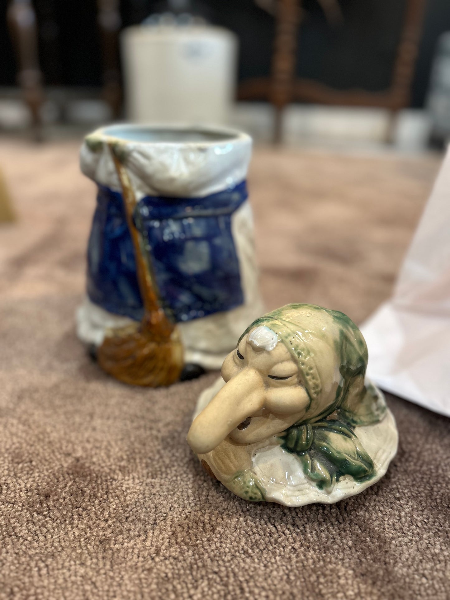 RJ Drinkwater- Scandinavian Cookie Jar- Witch Baba Yaga
