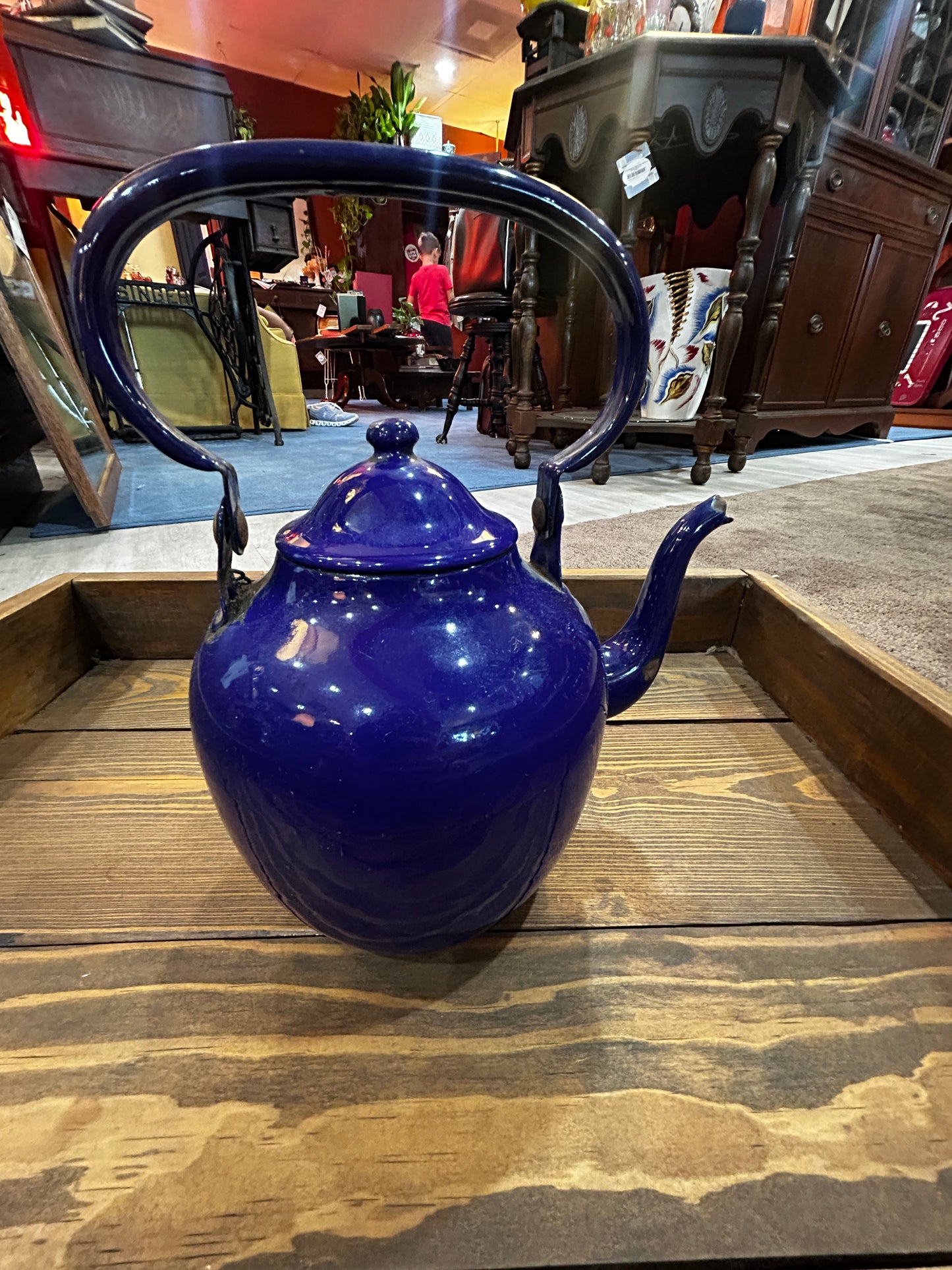 Cobalt Blue Yugoslavian Tea Pot