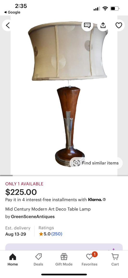 Francois Degueurce Art Deco Lamp