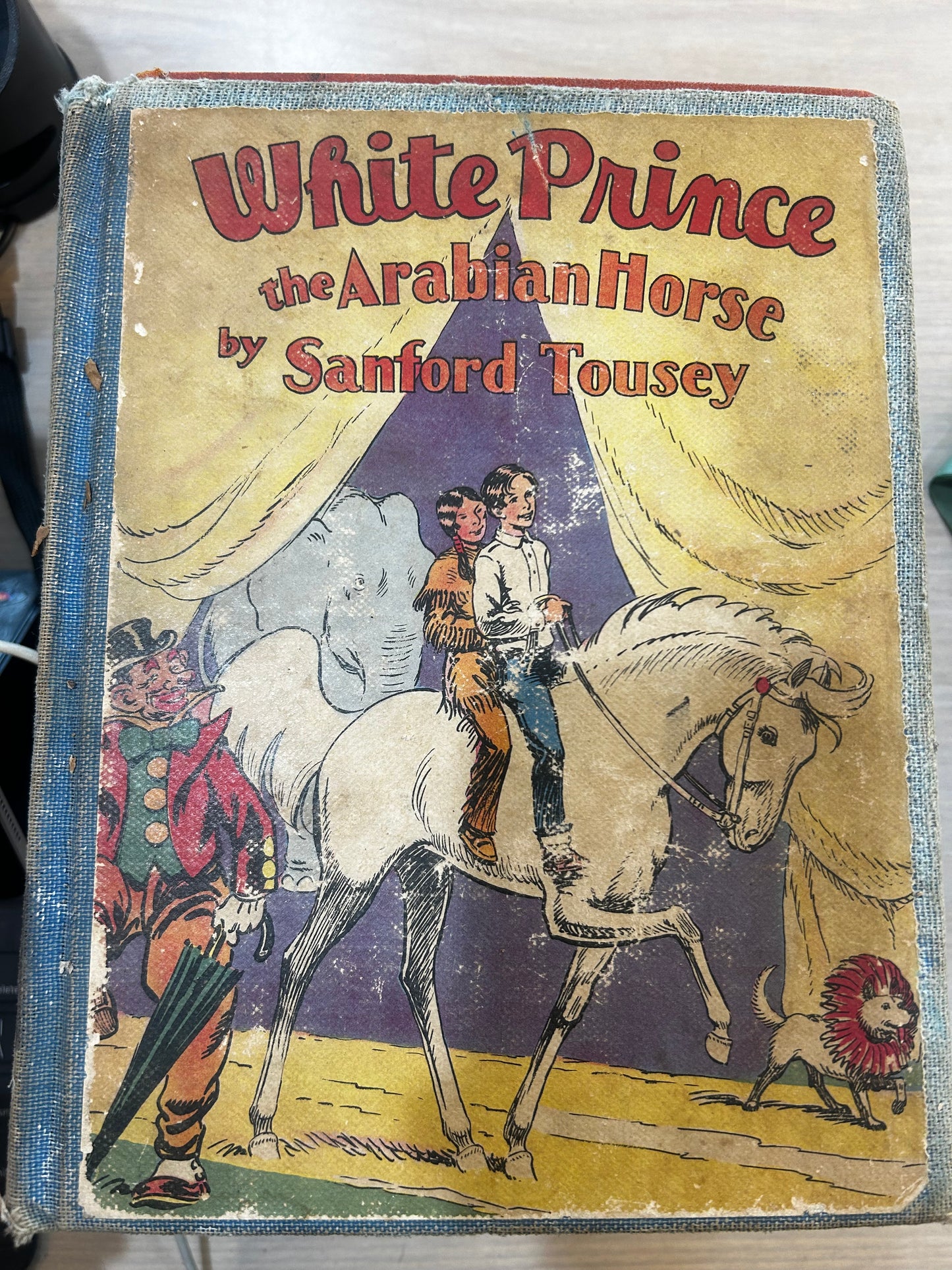 White Prince and the Arabian Horse