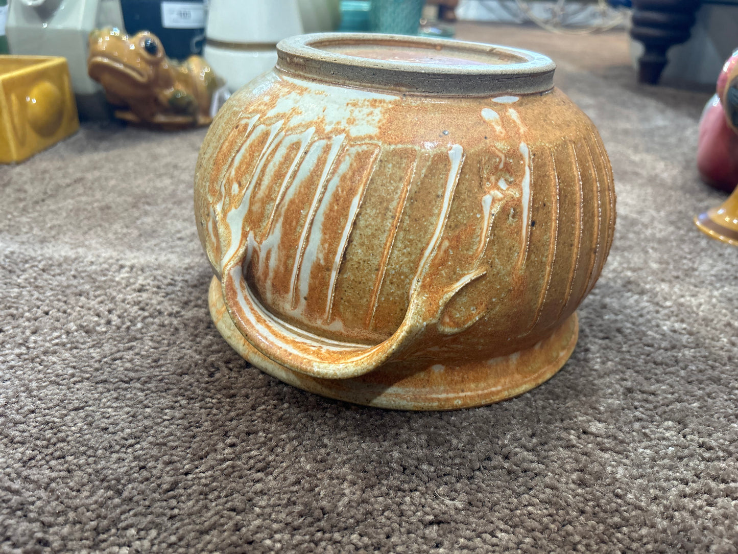 Vintage Handmade Pottery Bowl- One of a Kind