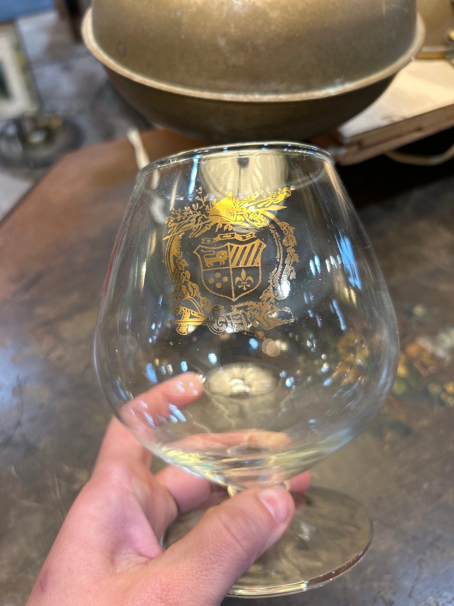 Vintage Cognac Glass