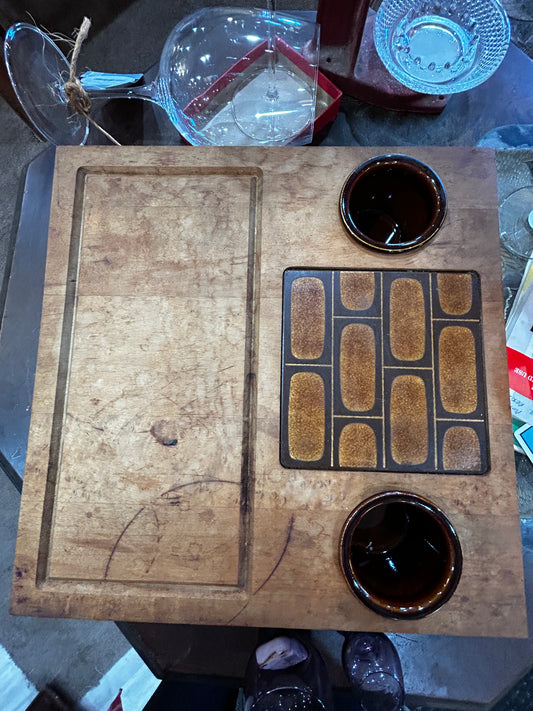 Vintage MCM Appetizer Board