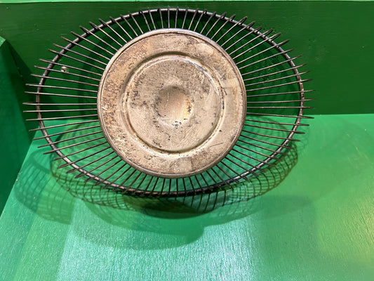 Vintage Eagles of Sheffield Silverplated Wire Breadbasket- Italy