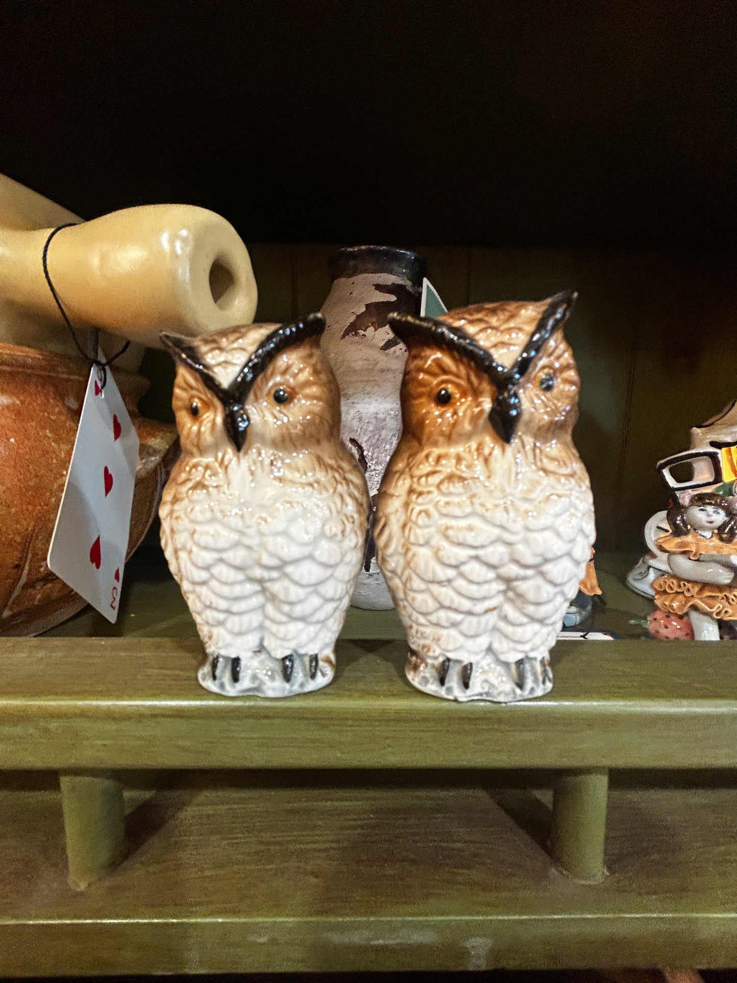 Vintage Owl Shakers