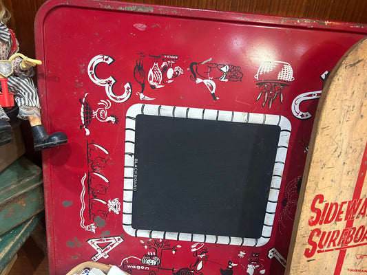 Vintage Hand Painted Children’s Metal Table